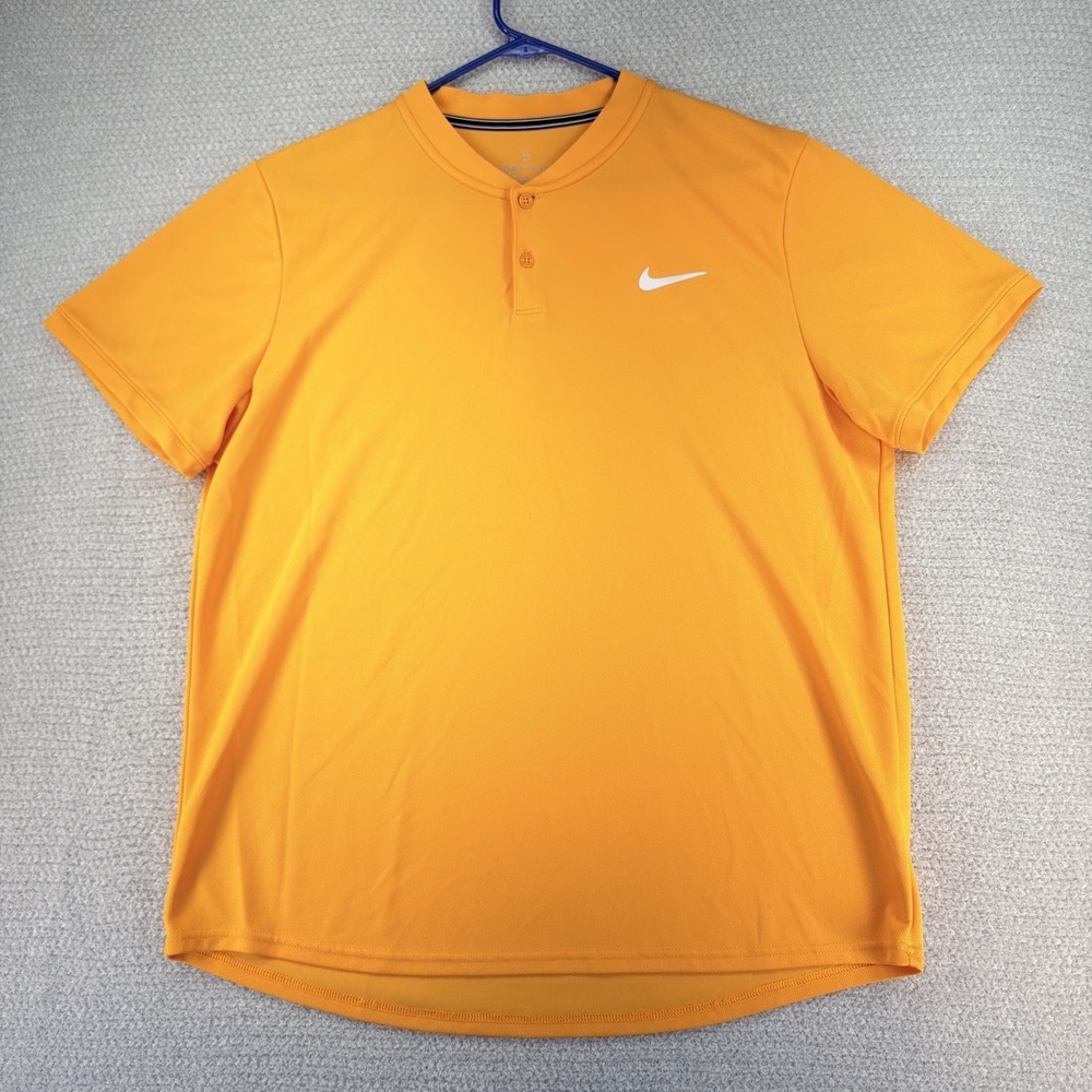 Nike Men’s Orange Short Sleeve Polo Shirt